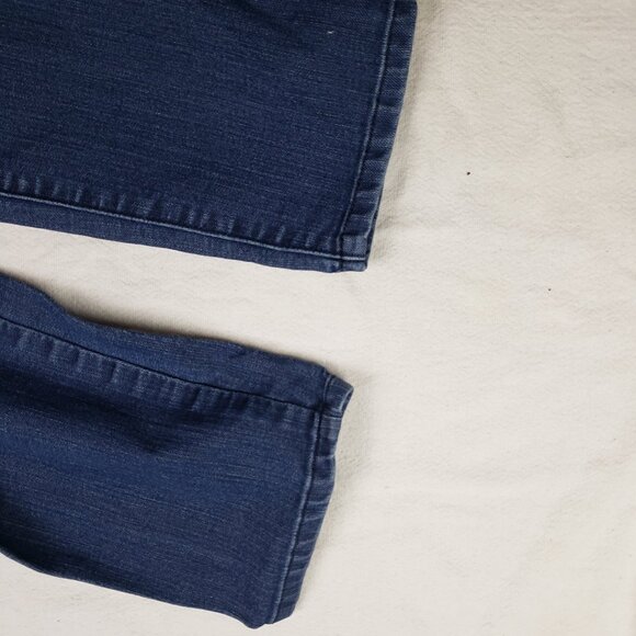 PrAna Dark Wash Blue Jeans Size 8/29 Slim Straight Leg Stretch Denim Low Rise - Picture 10 of 14